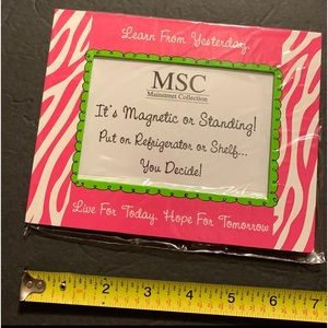 New Magnetic or Standing photo frame Learn From Yesterday Live For Today Hope